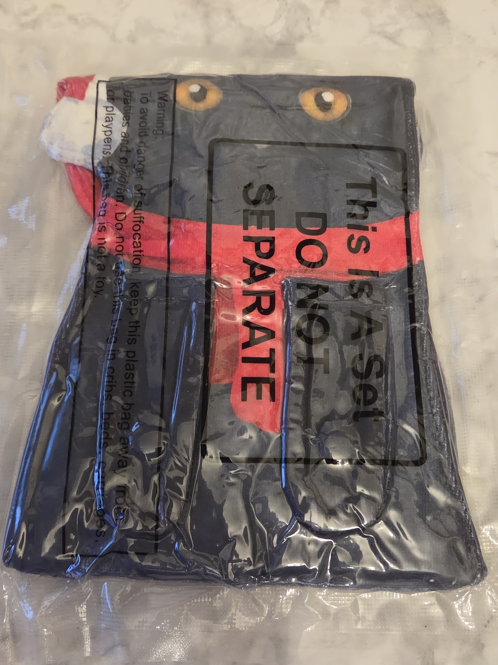 Christmas Black Cat Hand Towel For Bathroom & Kitchen, Cuye Holiday Decor